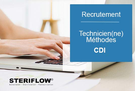 Steriflow recrute un(e) technicien(ne) Méthodes en CDI à Roanne