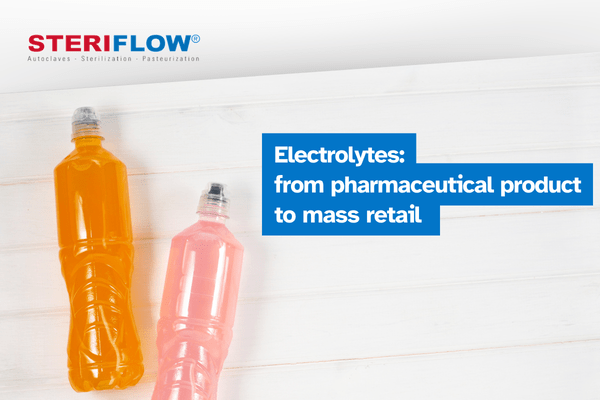 Bottled electrolyte drinks: sterilization and production
